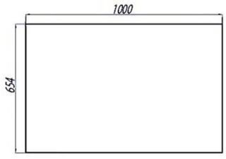 Зеркало Акватон Отель 100см 1A107402OT010